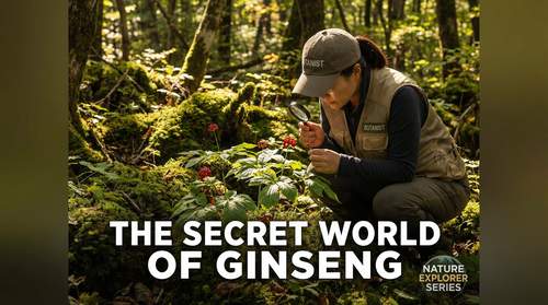 涩里番植物视频-人参采挖